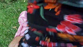 Sexo al Aire Libre con la MEJOR AMIGA de mi Novia Usando VESTIDO SEXY