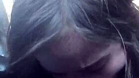 my lesbian bestfriend humiliates me with road head in the car