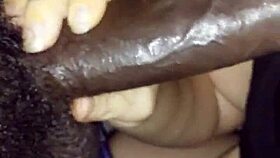 the cheating wife takes a huge black cock for facial