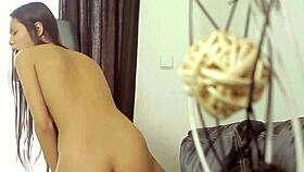 Skinny sweetie gets tight anal drilled