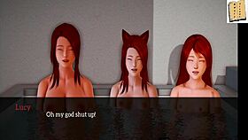 In this hentai episode, the new family explores erotic 3D adventures