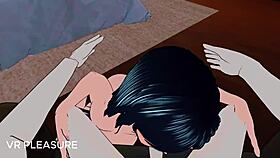 VR porno-oplevelse - våd fisse milf mor