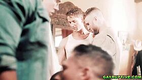 I watched Dillon Diaz explode in a wild gay orgy