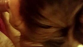 In this homemade scene, a big ass gets oral attention and deepthroat action