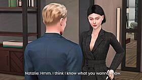 natalie's secret affair in 3d hentai