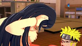 Naruto Hentai - Naruto X Hinata Handjob Boobjob & Fuck With Cum Inside!