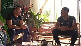 hey, that businessman hid his gay side, but two guys wrecked his ass in a wild bdsm orgy