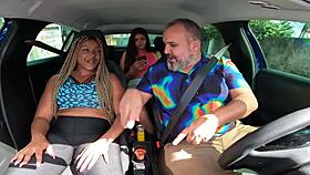 after hitching a ride, renata carvalho jumps in for raw brazilian action