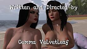 Beach blanket bliss with friends licking and fingering