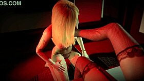 Lesbian Foot Slave Eating Pussy!