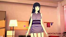 Naruto Hentai - Naruto X Hinata Handjob Boobjob & Fuck With Cum Inside!