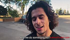 hey, brunette latin teen does gay sex for money