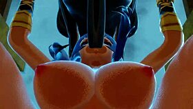 Candace i dobbelt penetration hentai aktion