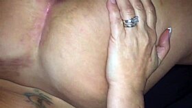 Mr & mrs kinky putting a big cock deep in tight fat ass