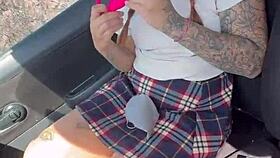 hey, taxi driver takes advantage of girl with no fare