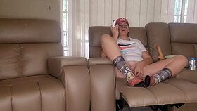 Smoking hot stepsis caught in mutual masturbation with me