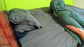 Asian stepmom surprised by unexpected homemade fuck