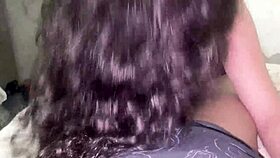 Young mexican couple does submissive blowjob and cum