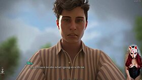 Dreamland episode 13 features fishnet and corset sex in porn game