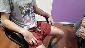 beautiful geeky girl sucks starwars fan mans cock. Blowjob big cock small 18+ tits petite 18+ cute cock monster cock amateurs homemade tits.