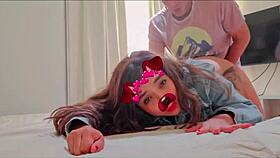 Blonde amateur compilation features sucking, blowjob, doggystyle, and bent over fucking