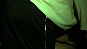 sofi gets bound in white cotton ropes for evening bondage