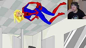 spider-verse goes wrong with uncensored hentai action