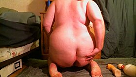 Self Fucking That Gaping Whore Ass?