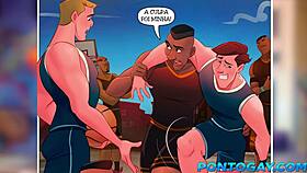 Astros Do Basquete Completo - As Maiores Pirocas Dos Desenhos Gays