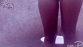 steamy shower with naked filipina beauty