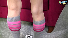 Surprise massive sperm blast for lexi bloom