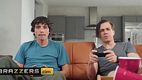 latina maid diamond kitty seduces ricky spanish in her sunday best outfit.