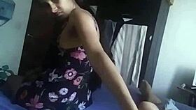 watch my stepmom play with her diaper and balloon while dad's away?