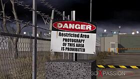 Horny Blonde Slut in Restraints Fucked Hard by Strap-On