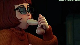 Velma Hunts New Mysteries with Big Tits and Doggystyle Creampie by Redmoa