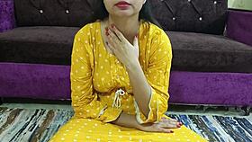 Beautiful Indian bhabi forces devar into rough sex in field