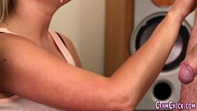 Cfnm Domina Humiliates With Facial And Handjob