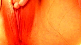 i spread my pink juicy pussy lips to reveal my tight hole close-up