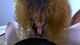 Oh, Tropical Pussy, choke on that cock in POV deepthroat! Cum in mouth action!