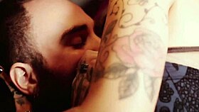 latina lesbians qween and pocahontas rub pussies after gossip