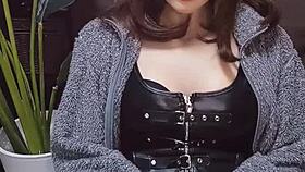 Cute cat-eared crossdresser in Japan keeps stroking hard in solo video