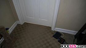 Taylor May chats with her devious stepbrother at home