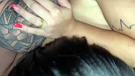 Amateur Lesbian Visit Turns Into Wet Cunilingus And Doggystyle Orgy.