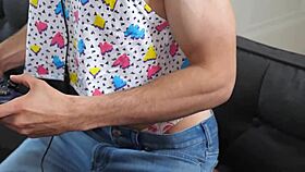 Can This Gamer Twink's Tight Ass Handle the Delivery Driver's Monster Cock for a Big Tip?