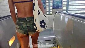 Hairy Pits And Small 18+ Tits Bouncing Out In Public