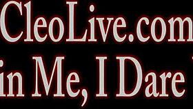 cleo is squirting in bed