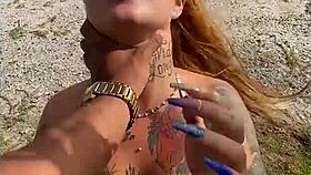 Blondynka latynoska dziewczyna, intymne wideo z plaży wyciekło online. Patricinha zgubiła telefon, ujawniając seksowne brazylijskie chwile.