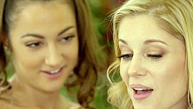 are charlotte stokely and lily adams licking pussy first time?