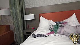 venomous fight cosplay catfight with ebony masked domination