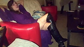 Wife starts cuckold evening with blowjob and fucking.